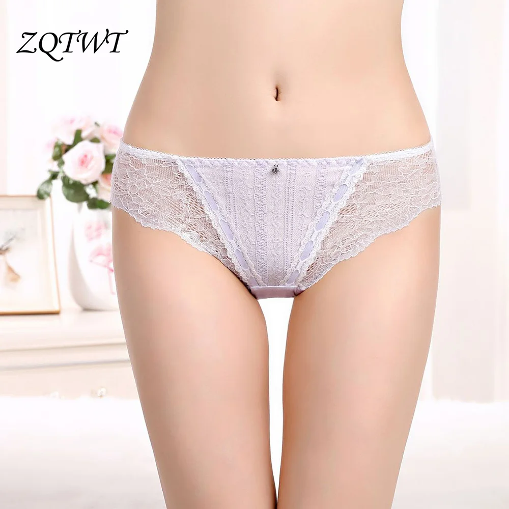 Zqtwt Summer Style Cotton Lingerie Sexy Panties Female Lace Underwear Women Temptation Low Waist 