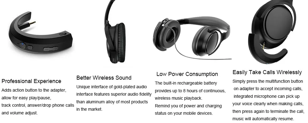 Bluetooth Receiver For SoundTrue 2 Adapter aptX MIC 3 