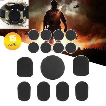 

15Pcs Helmet Airsoft Military Tactical Protective Pads Memory sponge pad Riding Helmet CP FMA Helmet Articles Combat Paintball