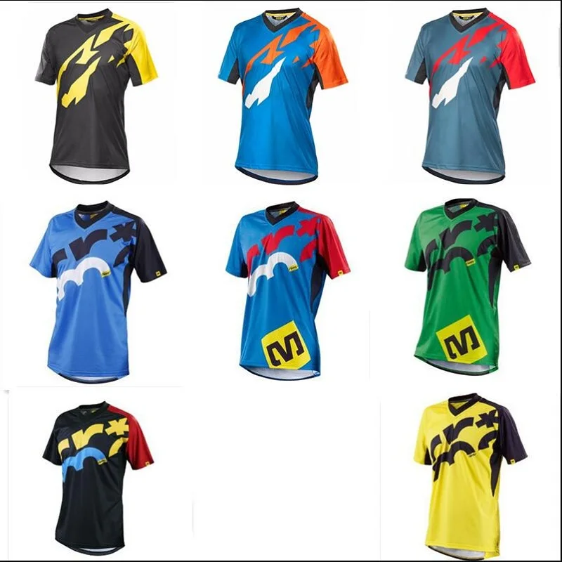 

Short Sleeve Pro Cycling Jersey Offroad Bicycle Maillot MTB Shirt Downhill DH MX Uniform Mountain Bike Clothing Motocross Wear