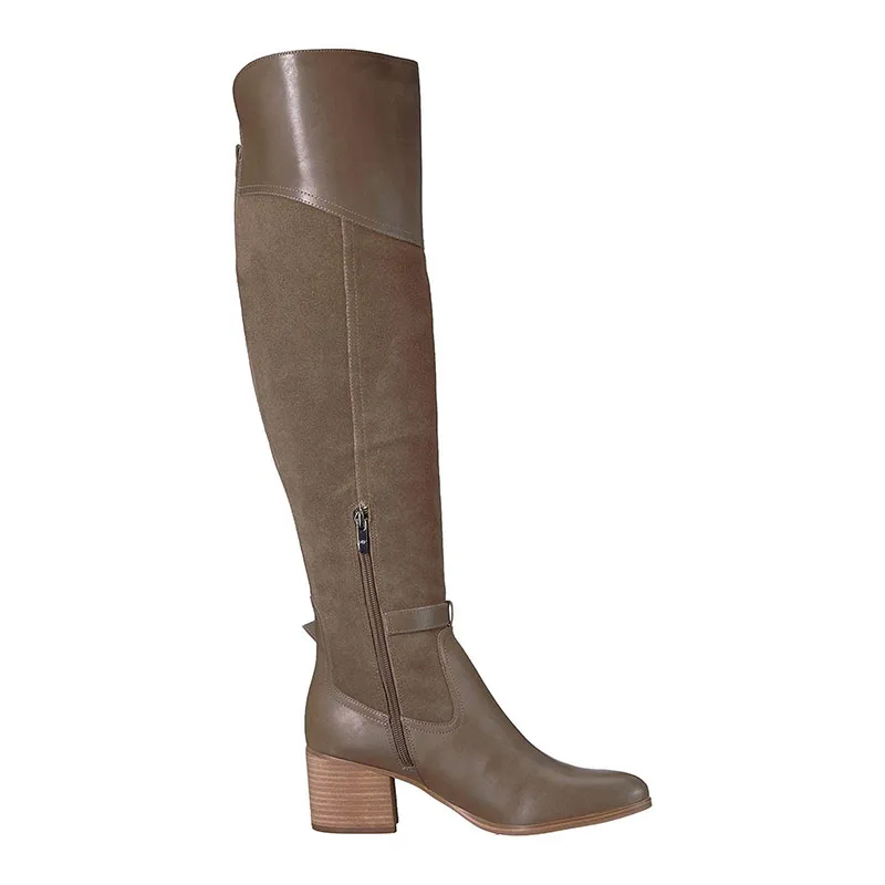 2019 Del Cuadrado Cremallera ty01 Zapatos Para Adultos Tacón Alta Rodilla Redondo Ty02 Maduro Moda De Ocio Las Botas Damas Mujeres Pie Invierno Nancyjayjii Dedo Sólido PTwOBqB