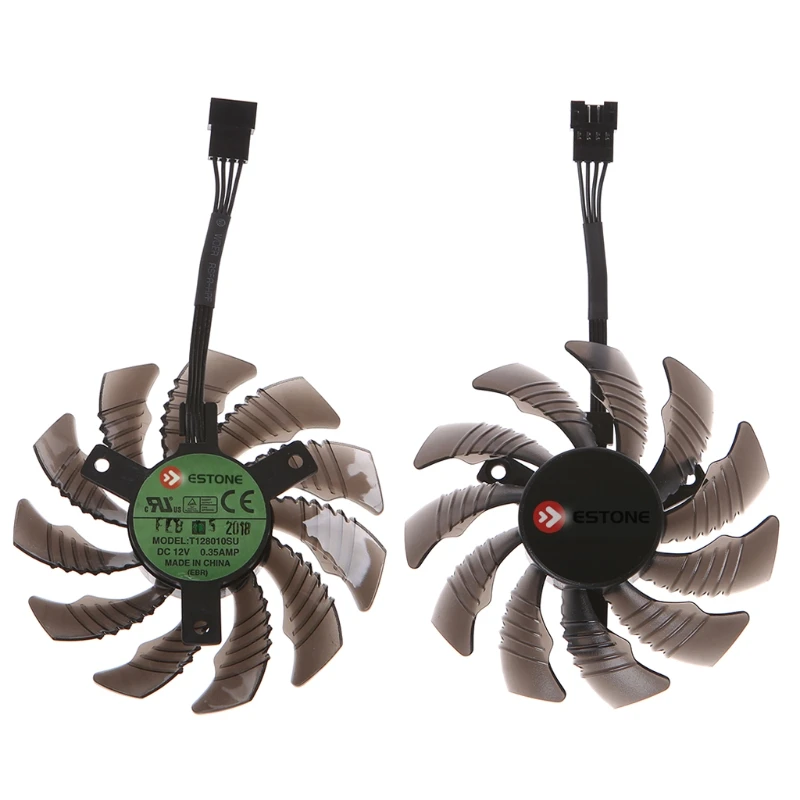 

12V Graphics Card 4Pin Cooling Fan For Gigabyte GTX1050 1060 1070 1080 N960 N970