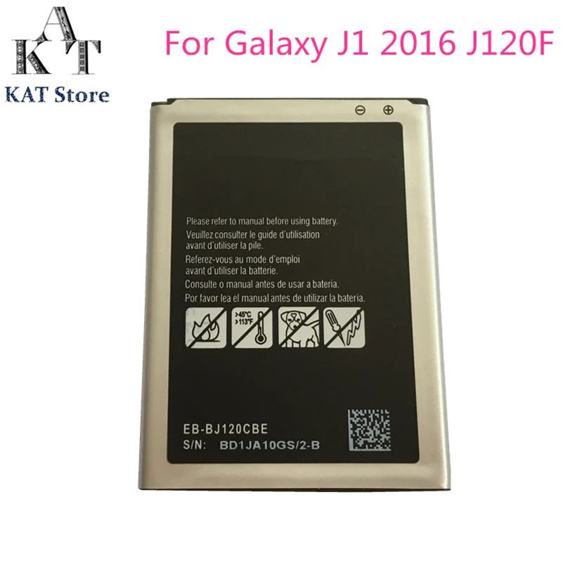 EB-BJ120CBE 2050mAh Замена батареи телефона для Samsung Galaxy J1 2016 версия J120 J120F J120A J12 лучшее