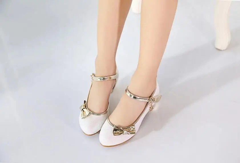 Girls high-heeled shoes-19