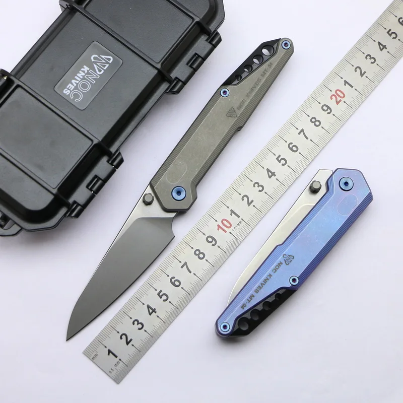 NOC MT-04 tactics folding knife KVT ball bearing M390 blade titanium handle camping hunting outdoor Survival knives EDC Tools |