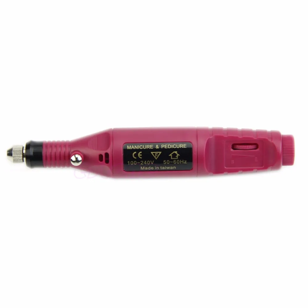 

Fashion Manicure Pedicure Nail Art File Drill Bits Pen Electric Machine Set EU/US plug