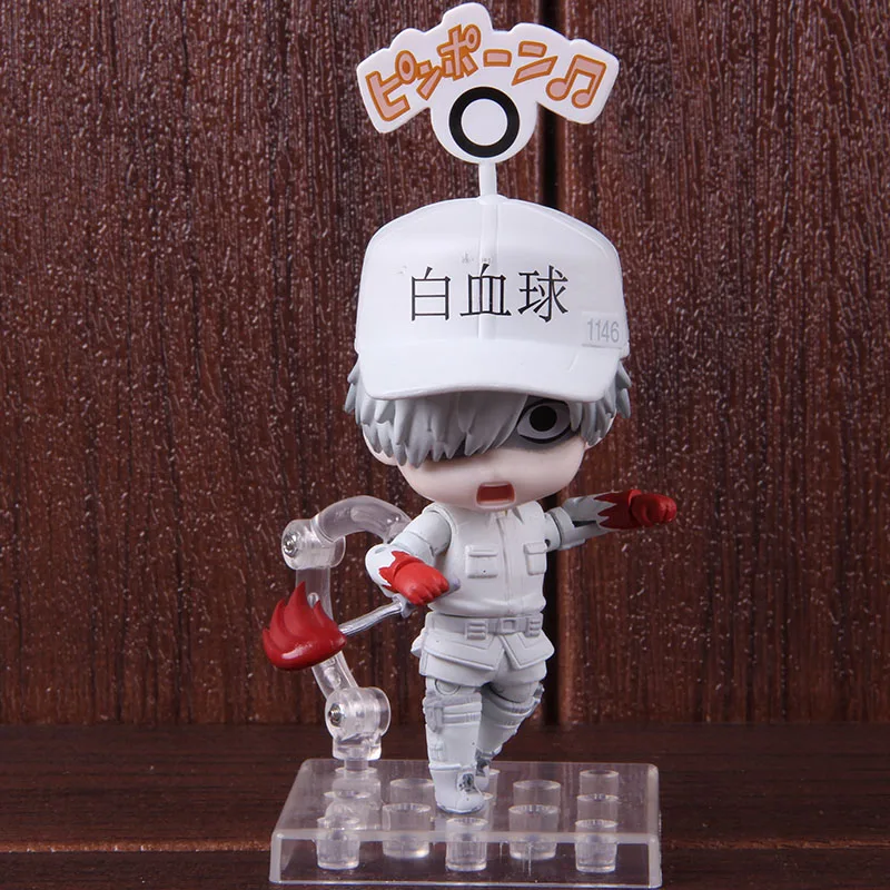 Nendoroid 979 ячеек на работе белая кровяная клетка Neutrophil ПВХ фигурка Nendoroid Hataraku Saibou Коллекционная модель игрушки