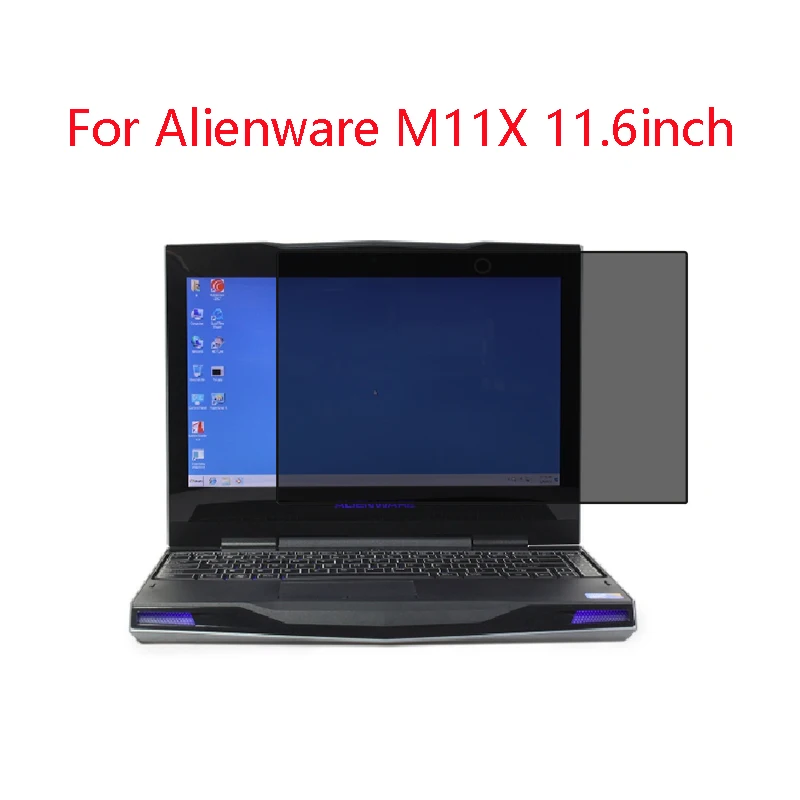 Для Alienware M11X 11,6 дюймовый ноутбук Экран Защитное стекло для сохранения личной информации конфиденциальности Анти-Blu-ray эффективной защиты