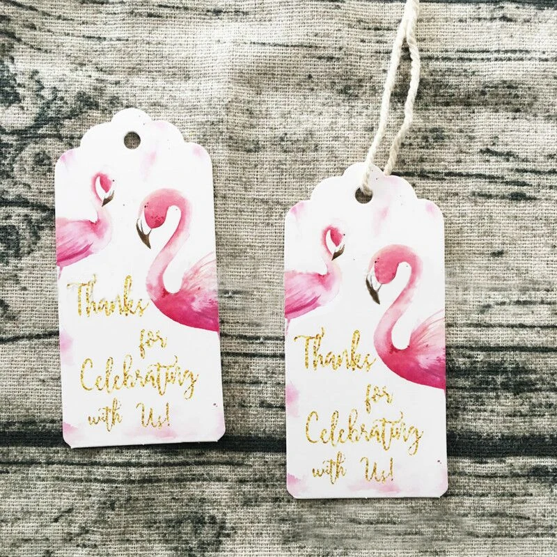 Flamingo-Theme-Birthday-Gift-Tags-with-String-Thank-You-Labels-Birthday-Party-Favor-Gift-Tag-Flamingo (1)