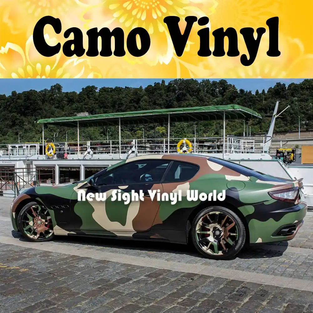 Bubbles Free Diy Car Forest Tree Camouflage Camo Vinyl Wrap Decal Sticker Ab Ebay
