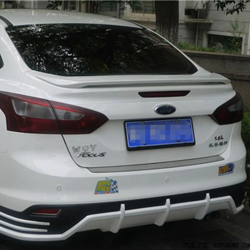 Стайлинг автомобиля для Ford Focus Sedan 4 двери 2015 2016 2017 АБС пластик праймер без краски