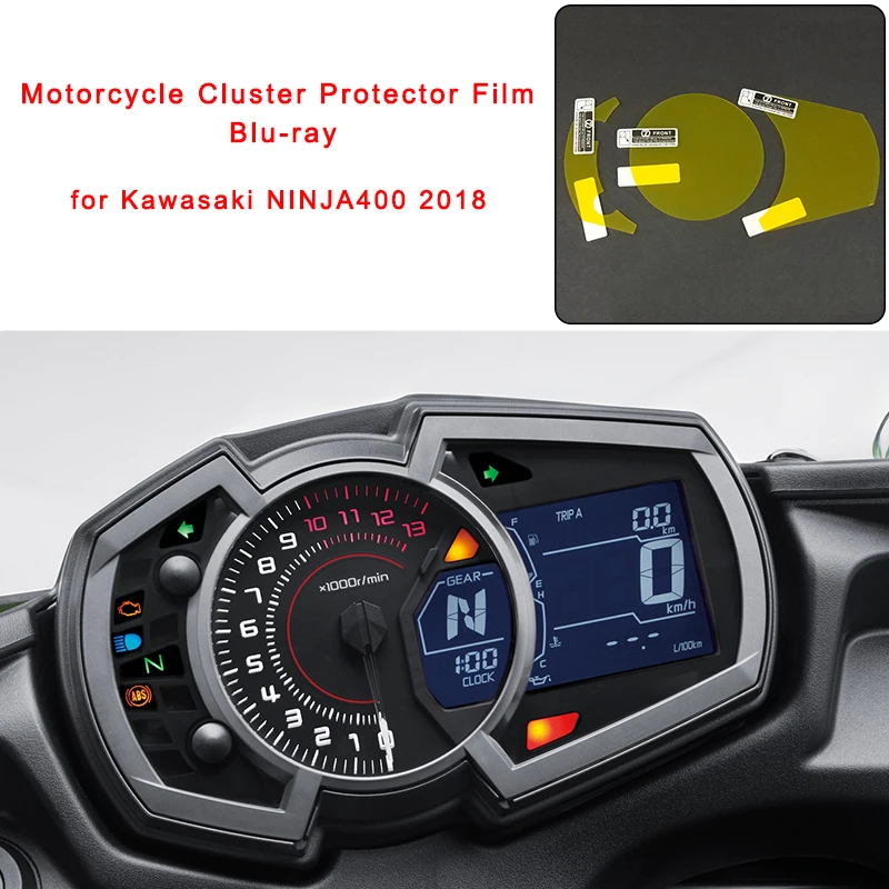 

2018 NINJA 400 Motorcycle Cluster Scratch Protector Film Blu-ray Speedo Guard for Kawasaki NINJA400 Ninja 400 2018