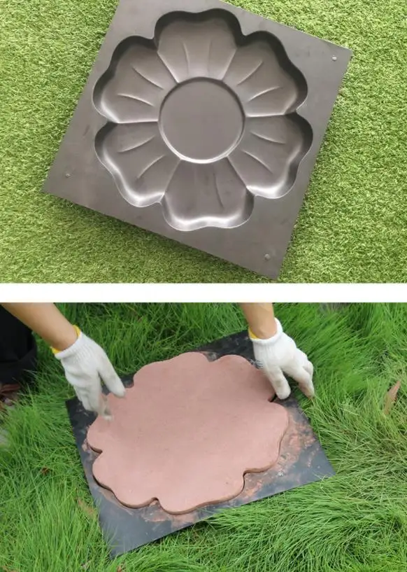 DIY пластиковые формы для изготовления дорожек, ручные формы для цементных кирпичей, сада, камня, дороги, бетонных форм, тротуара для сада, дома