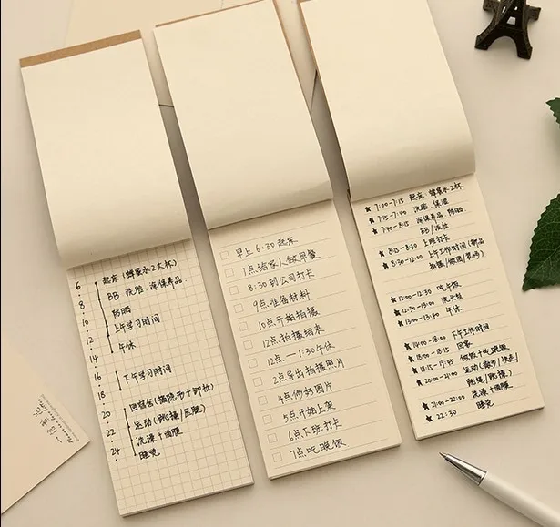 

leather can be torn note pad, notebooks & writing pads planner