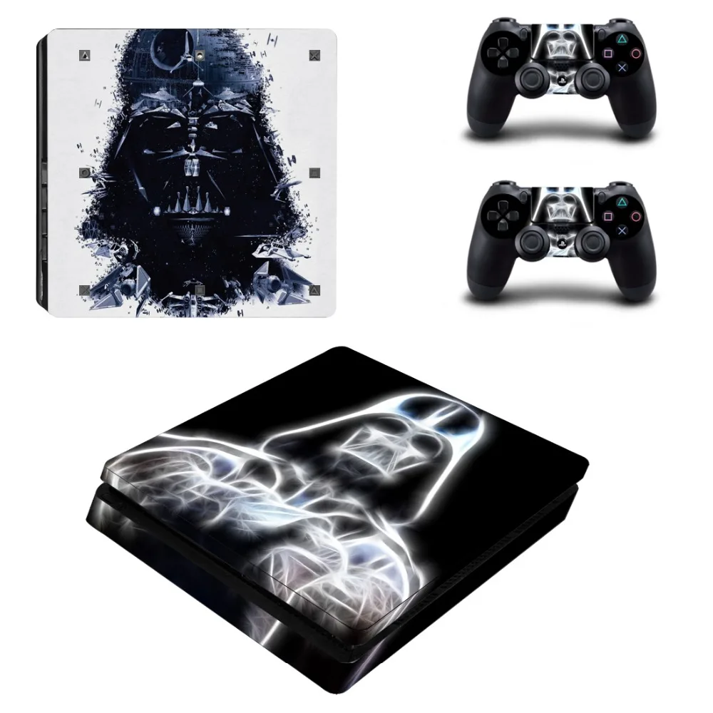Game Accessories For Playstation 4 PS4 Slim Console Game Decal Skin Stickers + 2 Pcs Stickers