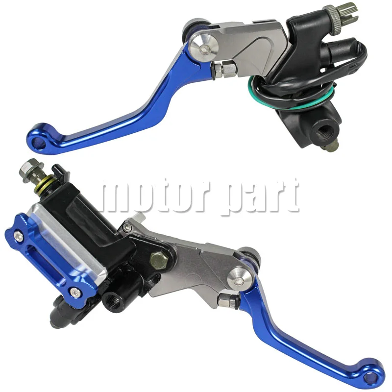 22mm Handlebar Motorbike Brake Master Cylinder Fluid Reservoir Clutch Levers For Suzuki DRZ 400