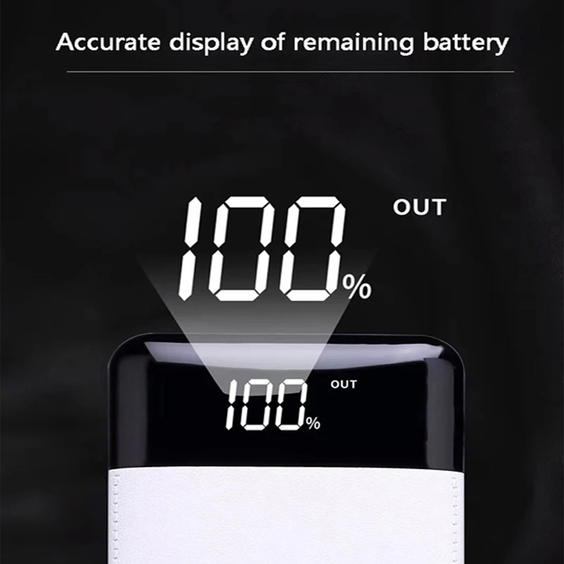 18650 мобильный мощность дисплей 16000 мАч зарядки сокровище LCD Питание для iPhoneX новое