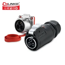 M24 высокая производительность пластиковый материал 3 4 Pin 25-30A пайка Розетка Кабель питания провода водонепроницаемый IP65 разъем
