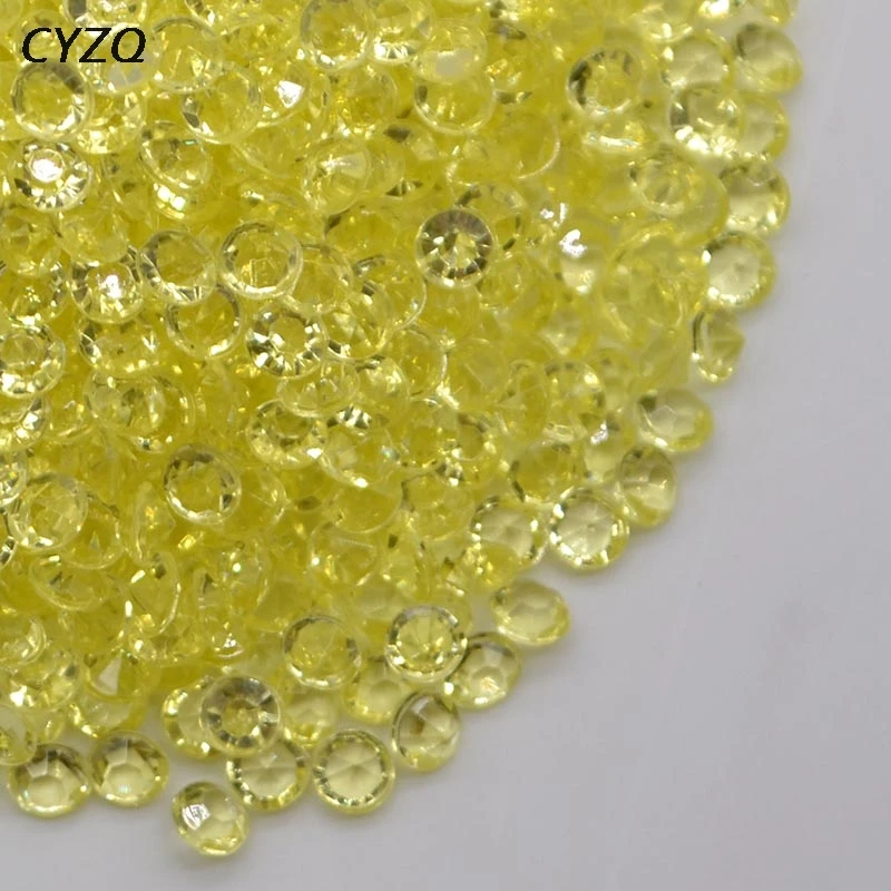 1000PCS 4.5mm Acrylic Crystals Confetti Wedding Table Scatters Decoration Centerpiece Event Party Supplies