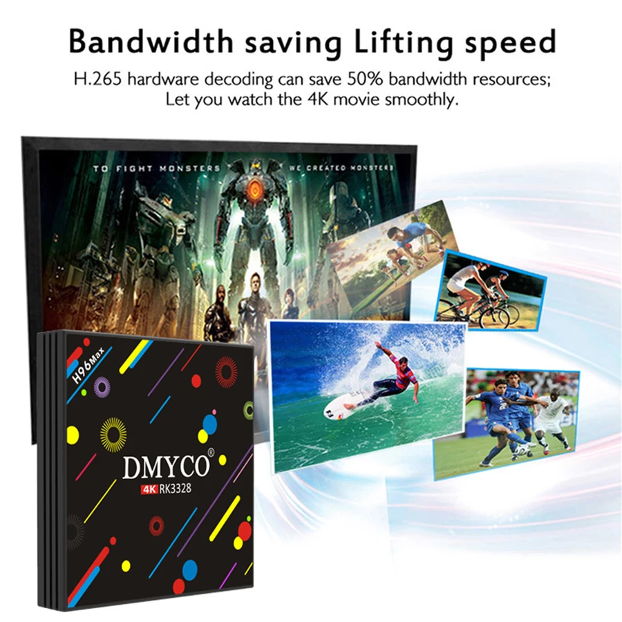 

Original H96 MAX Plus Android 7.1 2GB 16GB Set Top Boxes 4K Ultra HD H.265 Smart TV Box Dual Wifi 2.4/5.0G Smart TV Media Player