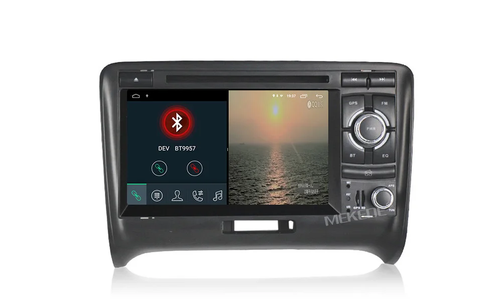 Best MEKEDE HD 1024x600 Android 9.1 2 DIN Car DVD GPS For Audi TT MK2 8J 2006 2007 2008 2009 2010 2011 2012 multimedia player radio 17