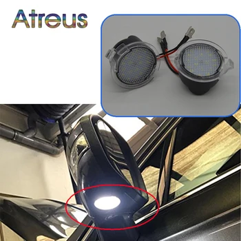 

Atreus Car LED Under Side Mirror Lights 12V White LED Lamp Bulb No error For Ford Mondeo Edge Explorer Taubus F-150 accessories