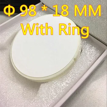 

Wholesale 10 Pieces OD 98*18MM Dental Zirconia Block With Plastic Ring For Open CADCAM Milling System Porcelain Prosthesis Teeth