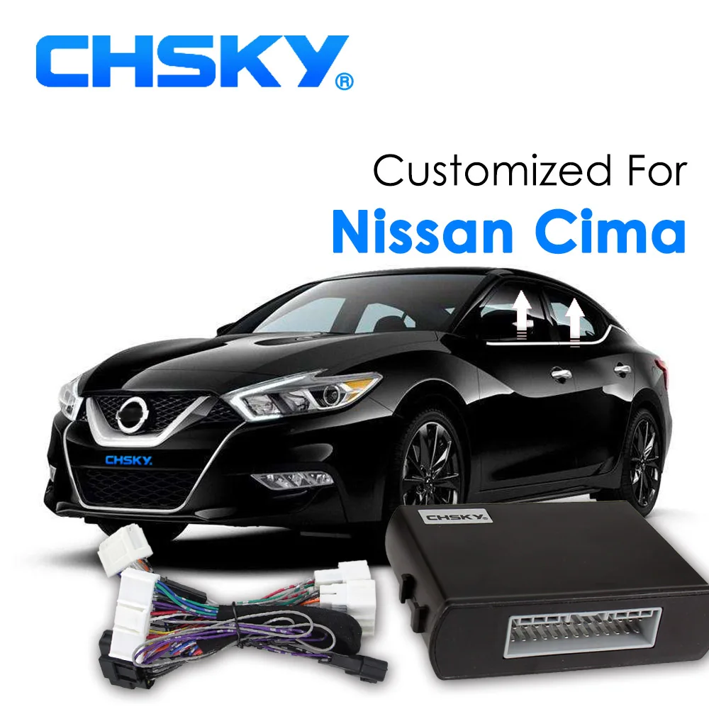 CHSKY Авто Мощность окна roll up окна ближе для Nissan CIMA автосигнализации DC 12 В удаленно закрыть окно Ближе атлет