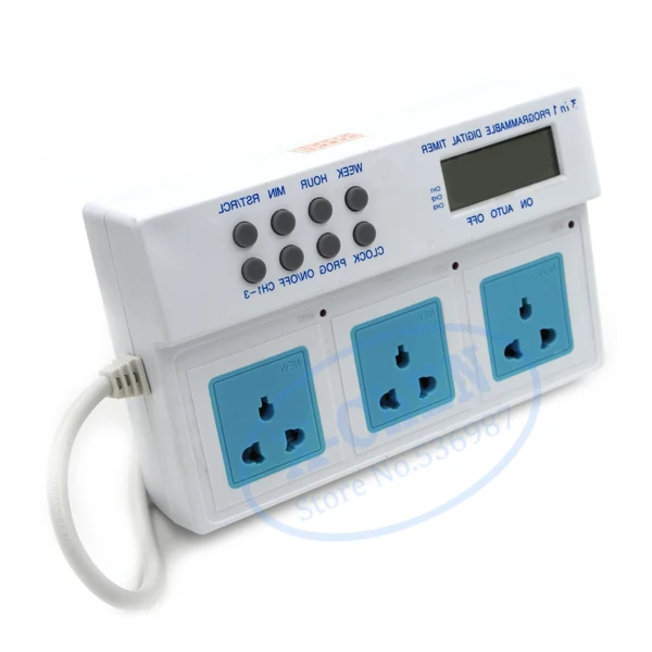 220v 2500w Timer Timer Switch Socket For Aquarium Fish Tank Lights