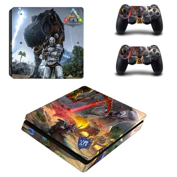 

ARK Survival Evolved PS4 Slim Skin Sticker Decal for Sony PlayStation 4 Console and 2 Controller PS4 Slim Skins Sticker Vinyl