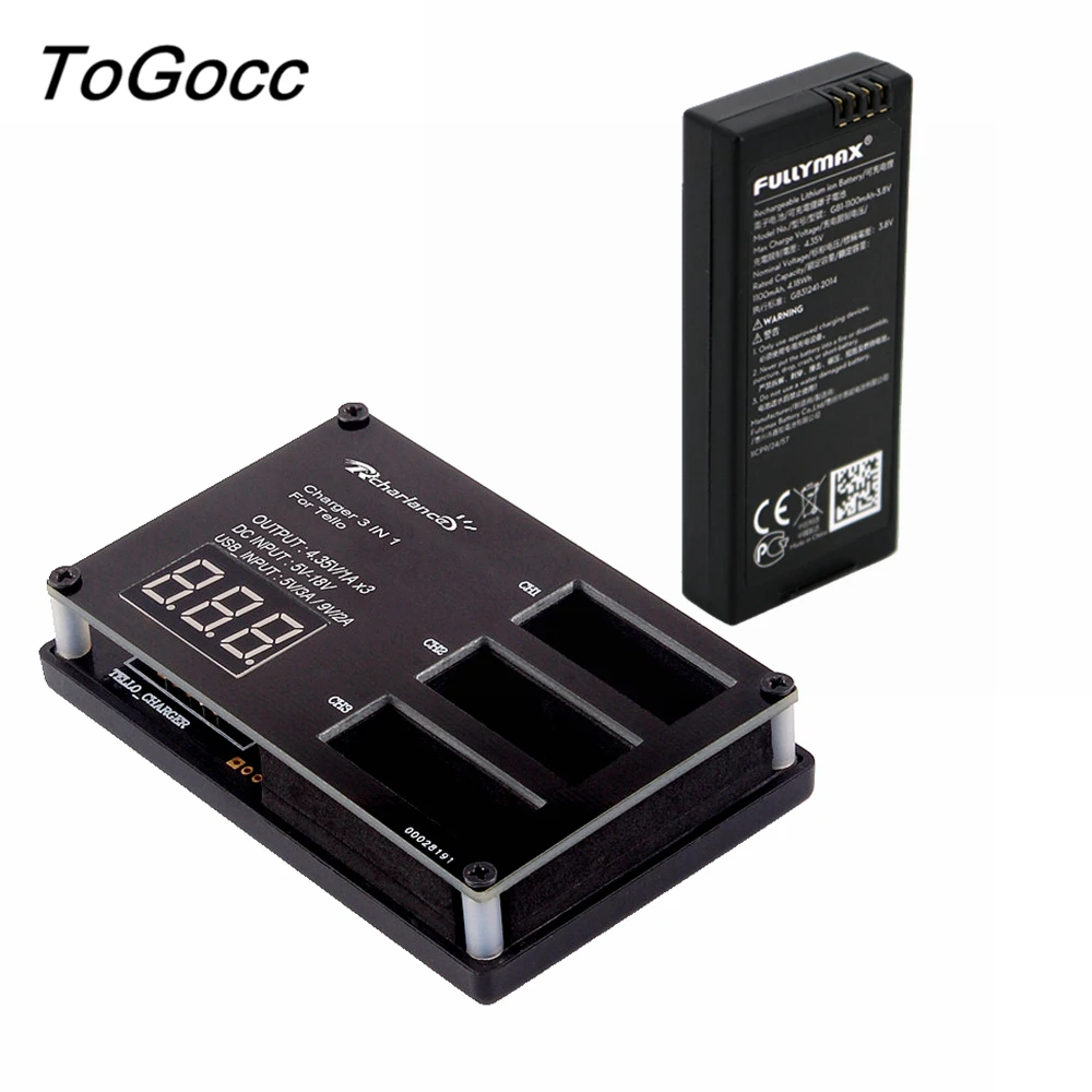 Original DJI Tello Battery Battery Charger 3 in1 Multi Quick Charging for Tello font b Drone