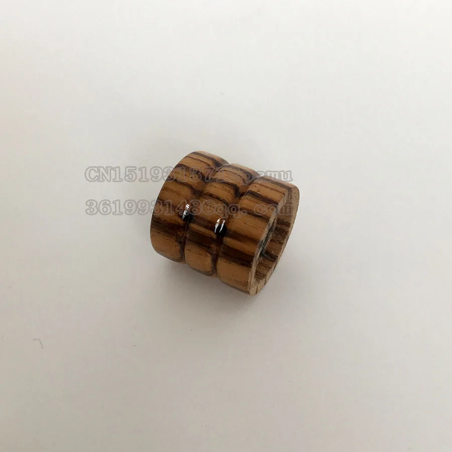 

Zebra wood knob for electric guitar bass Barrel flat top Tone Volume control Knobs In Stock