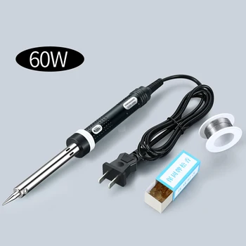 

60W Electric Soldering Irons Temperature Adjustable Electric Iron Mini Handle Heat Pencil Soldering Iron 110V/220V Adjustable