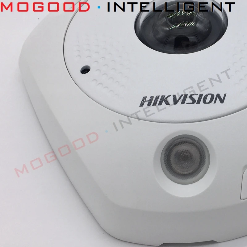 HIKVISION DS-2CD63C5F-IHVS, заменяющая DS-2CD63C2F-IVS, 12 МП, 4 K, рыбий глаз, вид 360, ip-камера, водонепроницаемая, H.265, встроенный микрофон и динамик