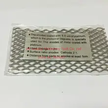 Ювелирные изделия инструменты для нанесения покрытий анод титановая сетка для Обшивки Машины
