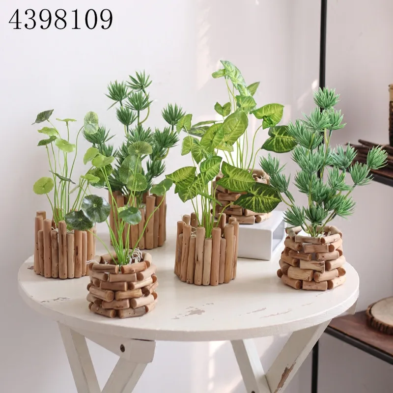 Simulation potted plant  green plant  potted ornaments 