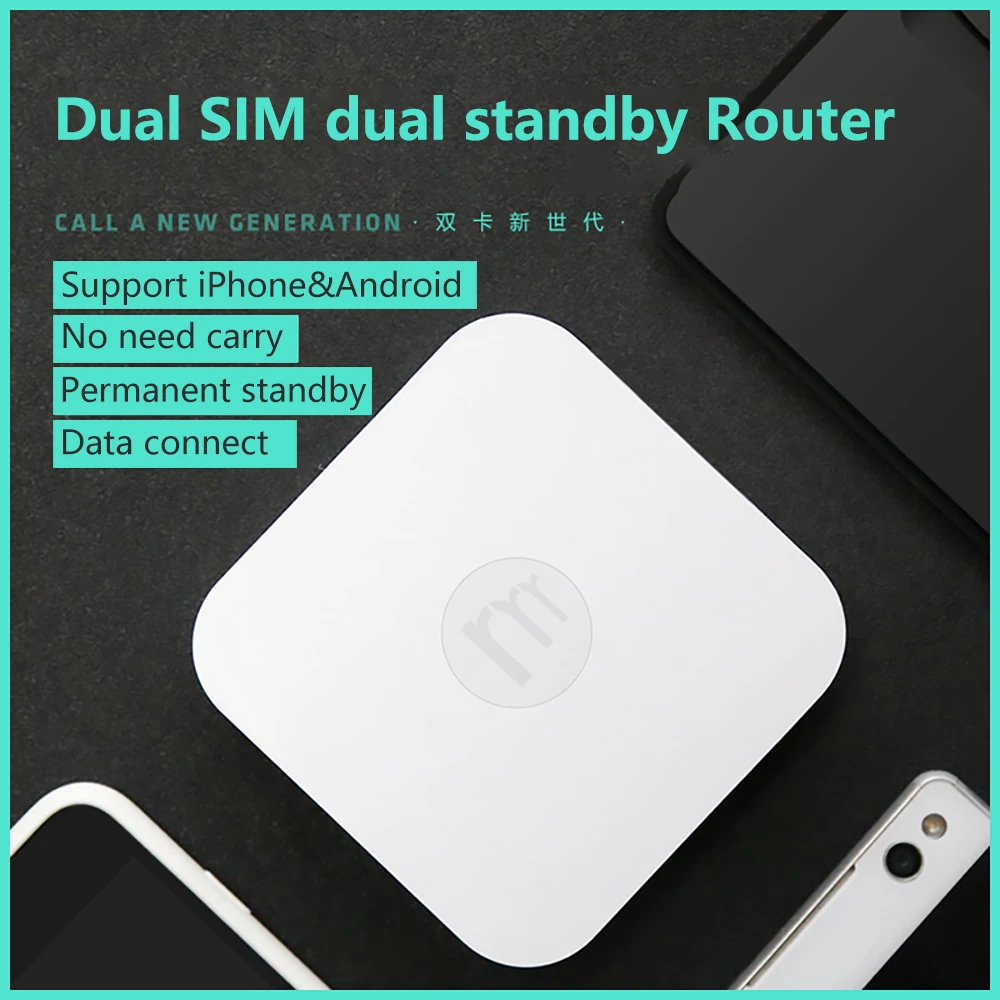 4G Wi Fi Box Dual SIM двойной резервный мини маршрутизатор для iOS и Android чтобы совершать