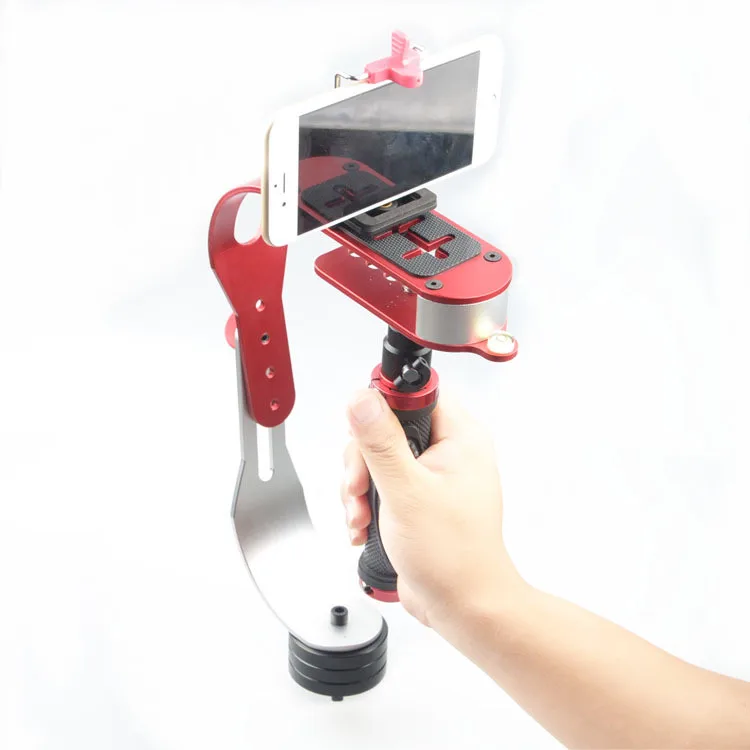 Сплав алюминий мини Ручной цифровой камеры стабилизатор видеокамеры Видео Steadicam мобильный DSLR 5DII движения DV Steadycam