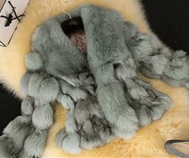 Лучшие продажи Осень и Зима русский Стиль толстый теплый Женский Натурального Меха Лисы пальто и Куртки оптом dzhinsovki