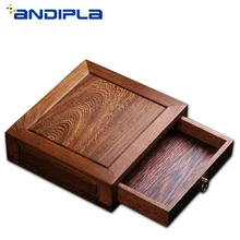 Винтажный из цельного дерева Пуэр коробка для чая ящик коробки для хранения чая Caddy кунг-фу чайный контейнер для тортов аксессуары Органайзер украшения дома