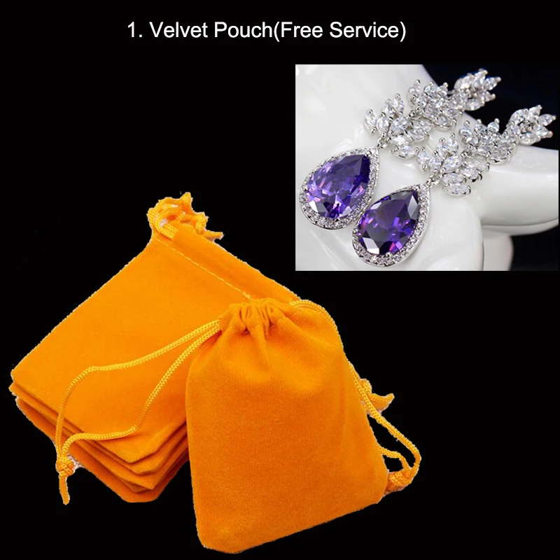2 velvet pouch