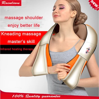 

Massage shawl Neck Massager Red-light Heating kneading massage cap Car home health care instrument Full body massage device