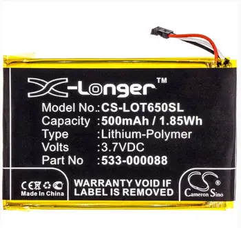 

Cameron Sino 500mAh battery for LOGITECH MX Master Touchpad T650 1506 533-000088 HB303450