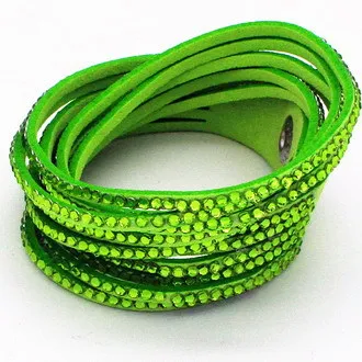 Leather Bracelet Fashion Handmade Wide Adjustable for Women Men