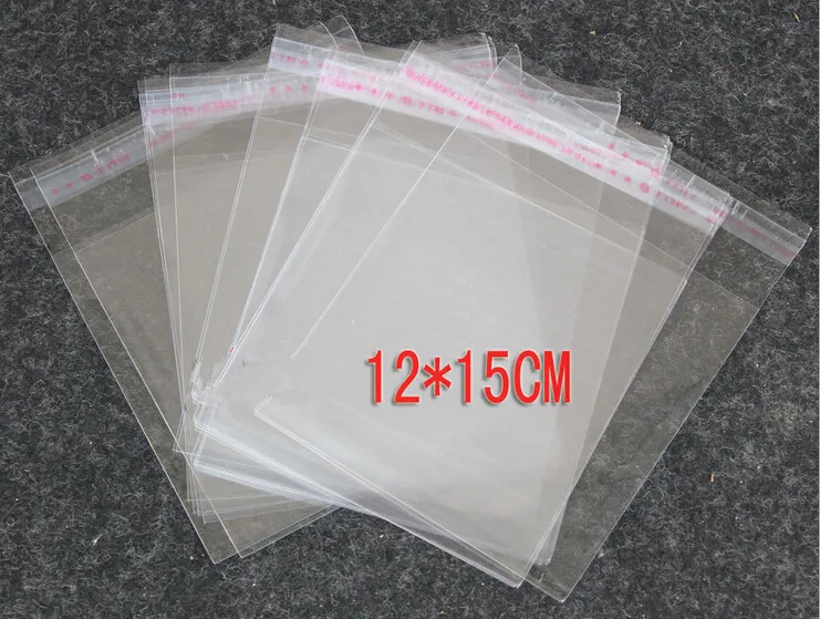 500pcs Opp Bag Self Adhesive Clear Transparent Bags For Women