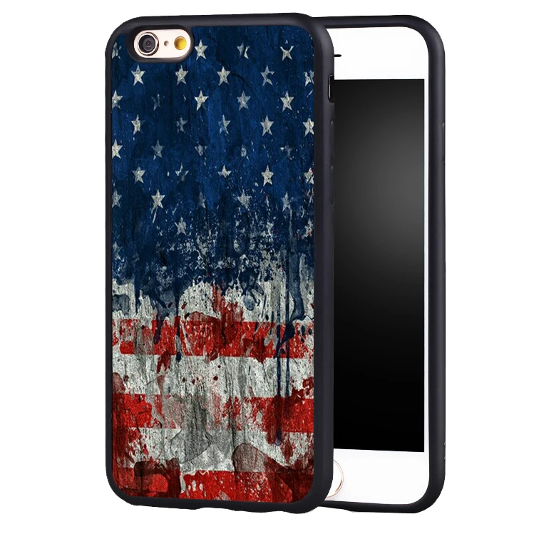 USA American flag phone case cover for iphone 7 7plus 6 6splus 5 5s 5c