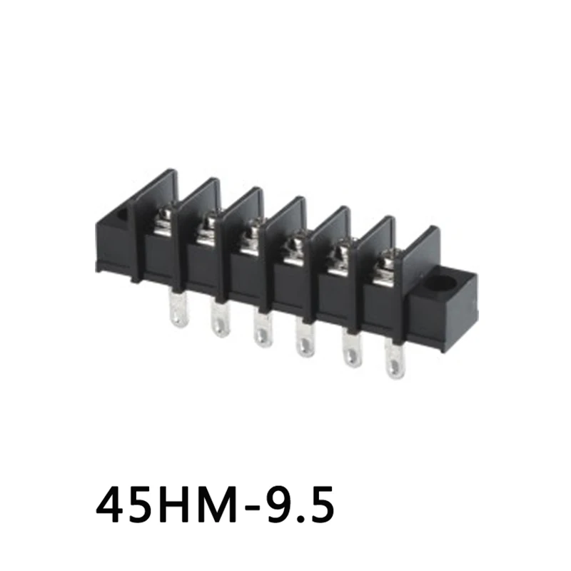 Барьерная Клеммная колодка 45H 45 Ом шаг 9 5 мм IEC:750V32A UL: 300V20A 22 12AWG вертикальная или RA с