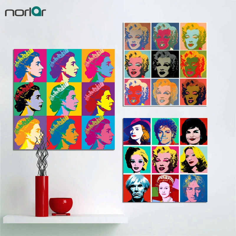 Canvas Painting Wall Art Andy Warhol Marilyn Monroe Art Prints Wall Pictures Painting Prints On Canvas No Frame|marilyn monroe art print|print on canvasart print - AliExpress