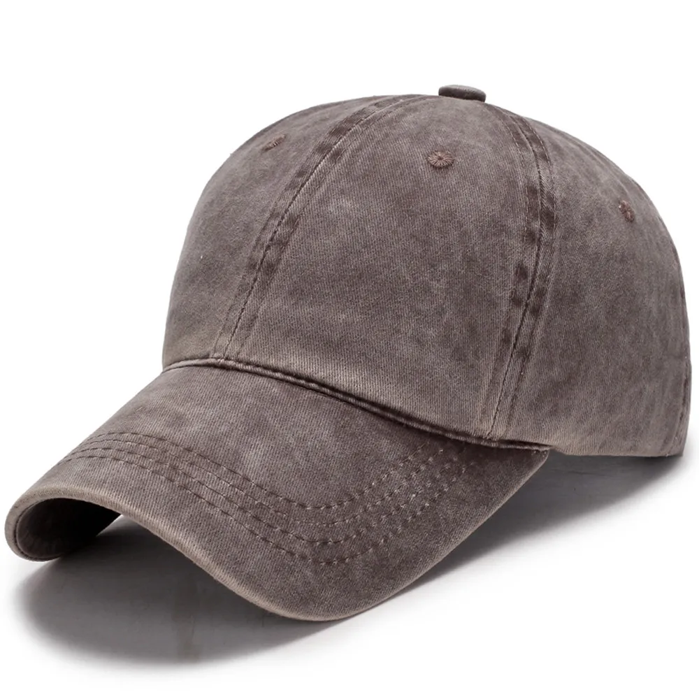

2019 Fashion Hat Men Plain Washed Cap Style Cotton Adjustable Baseball Cap Blank Solid Hat Hot sale