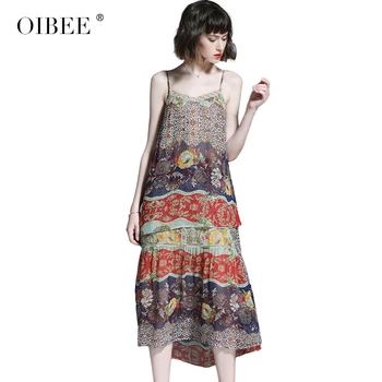 

Women's tide 2019 dress new seaside holiday beach long summer women's dress long